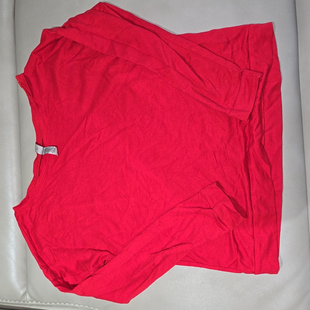 Women's red long-sleeved top M